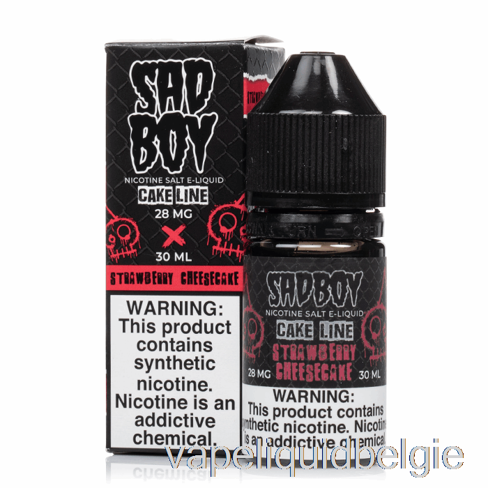 Vape Vloeibare Aardbeiencheesecake - Sadboyzouten - 30 Ml 28 Mg